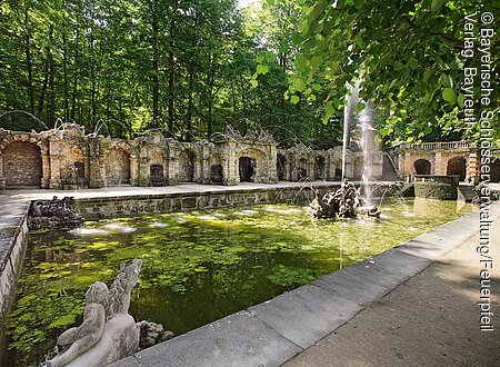 Bayreuth, Eremitage, Altes Schloß, Untere Grotte