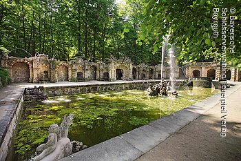 Bayreuth, Eremitage, Altes Schloß, Untere Grotte