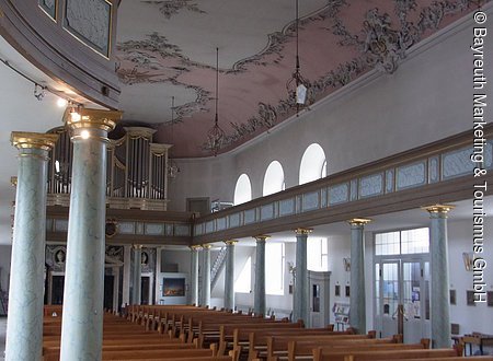 Innenraum der Schlosskirche, Bayreuth