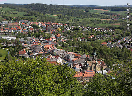 Blick auf die Stadt (Pegnitz, Fränkische Schweiz)