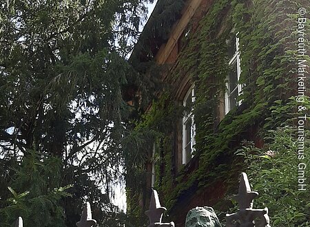 Franz Liszt Museum mit Büste (Bayreuth, Fichtelgebirge)